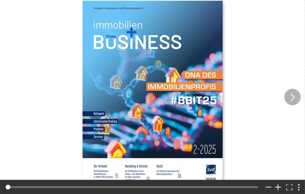 Magazin immobilienBUSINESS 2025-2